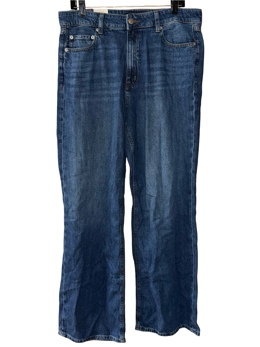 Aeropostale High Rise Wide Leg Jeans Dark Wash Rigid 90s Y2K Style 156917 Sz 12